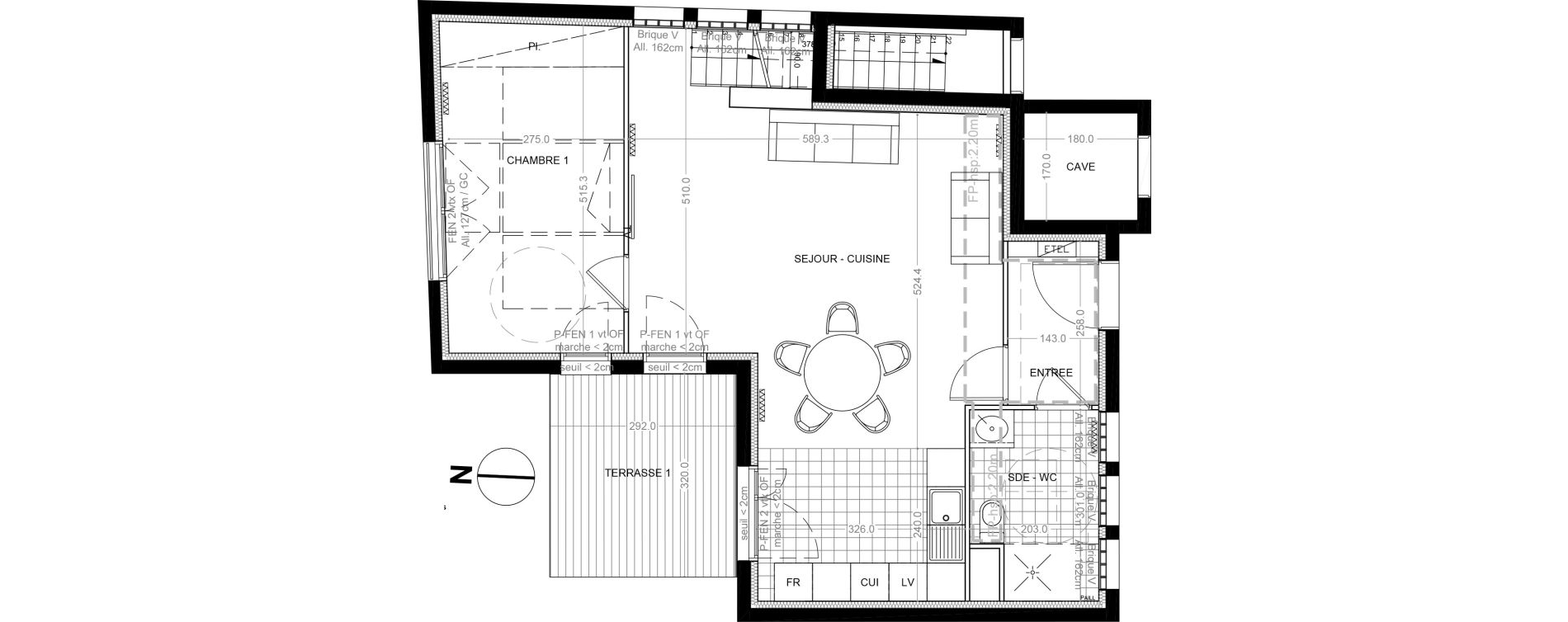 Appartement T4 de 100,50 m2 &agrave; Colombes Foss&eacute;s-jean - bouvier