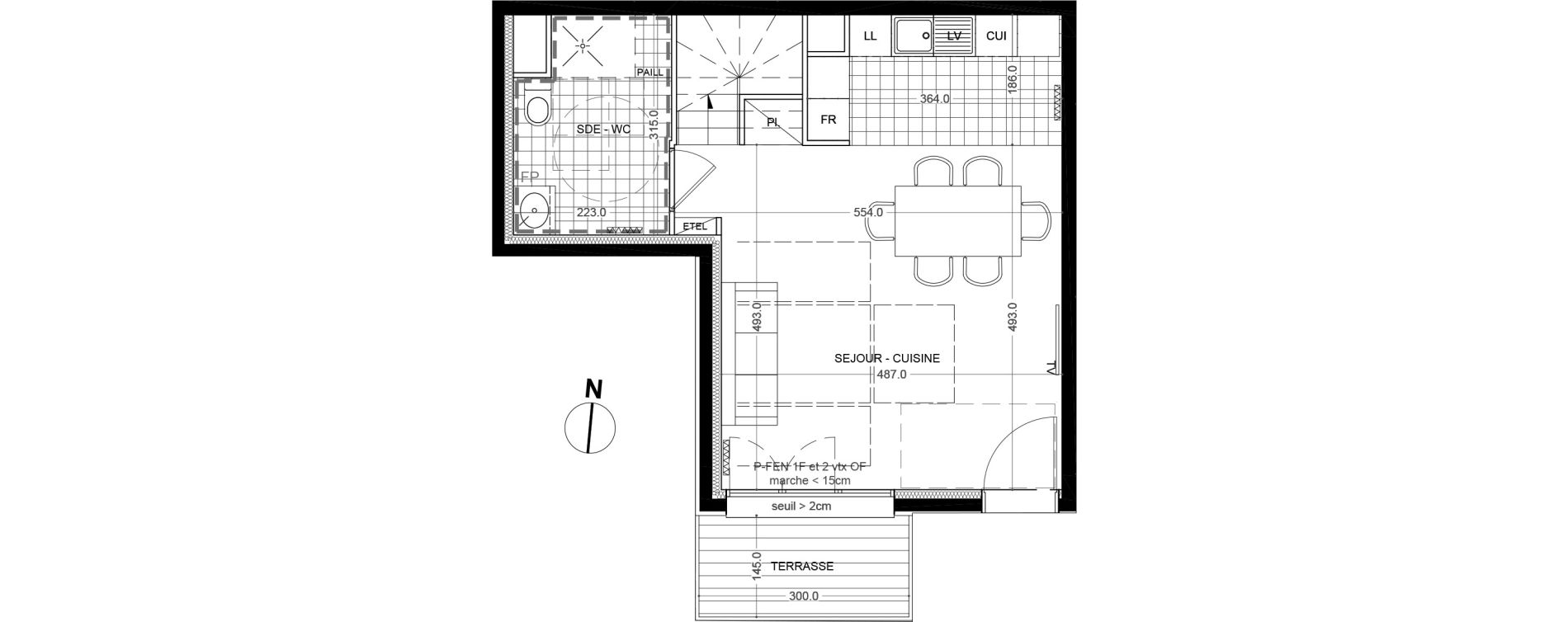 Appartement T3 de 74,30 m2 &agrave; Colombes Foss&eacute;s-jean - bouvier