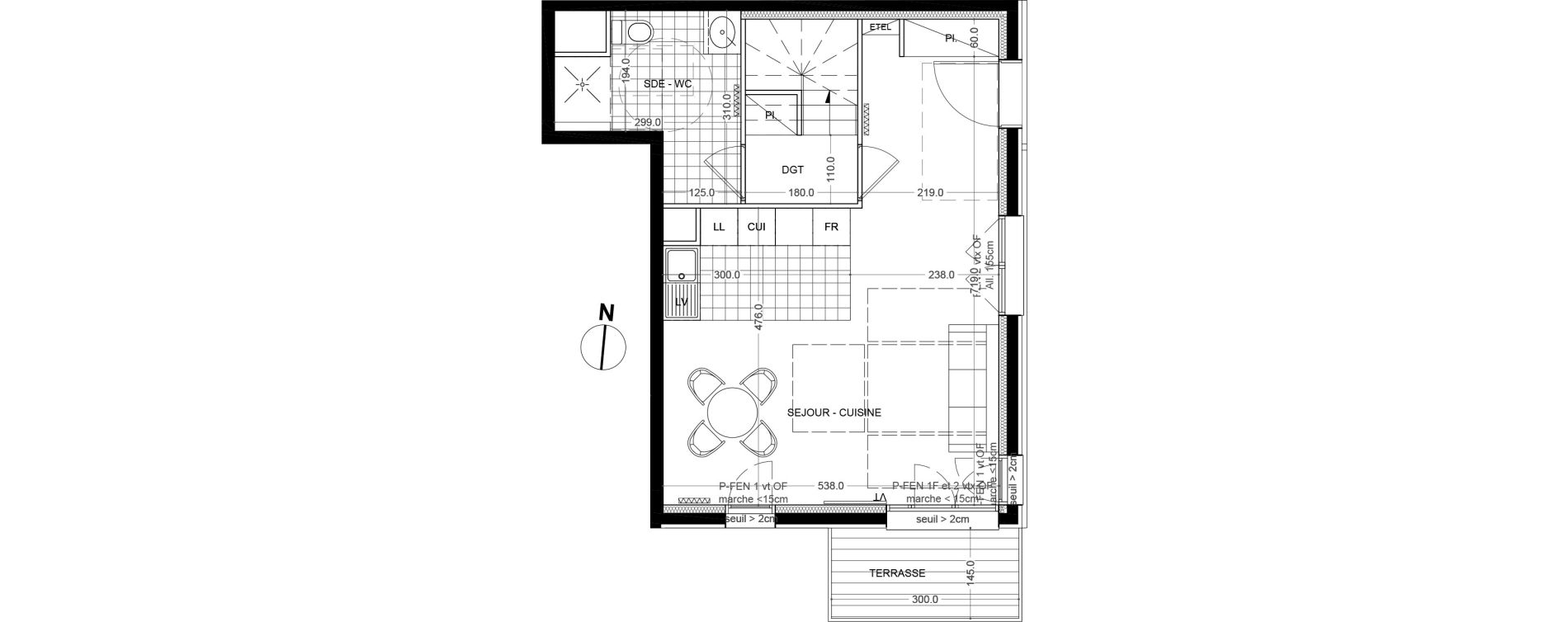Appartement T4 de 81,80 m2 &agrave; Colombes Foss&eacute;s-jean - bouvier