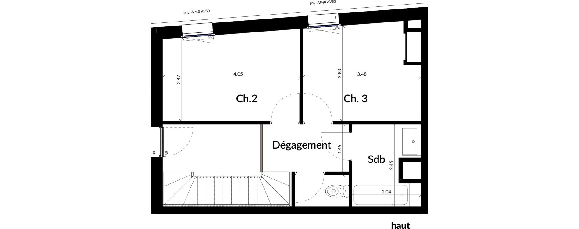 Appartement T4 de 89,40 m2 &agrave; Colombes Stade