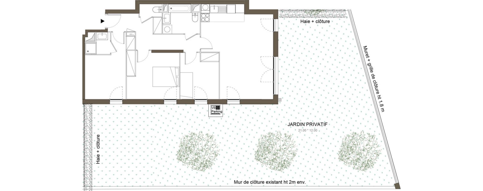 Appartement T4 de 80,65 m2 &agrave; Colombes Gabriel p&eacute;ri - estiennes d orves