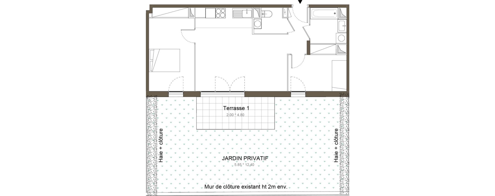 Appartement T3 de 59,75 m2 &agrave; Colombes Gabriel p&eacute;ri - estiennes d orves