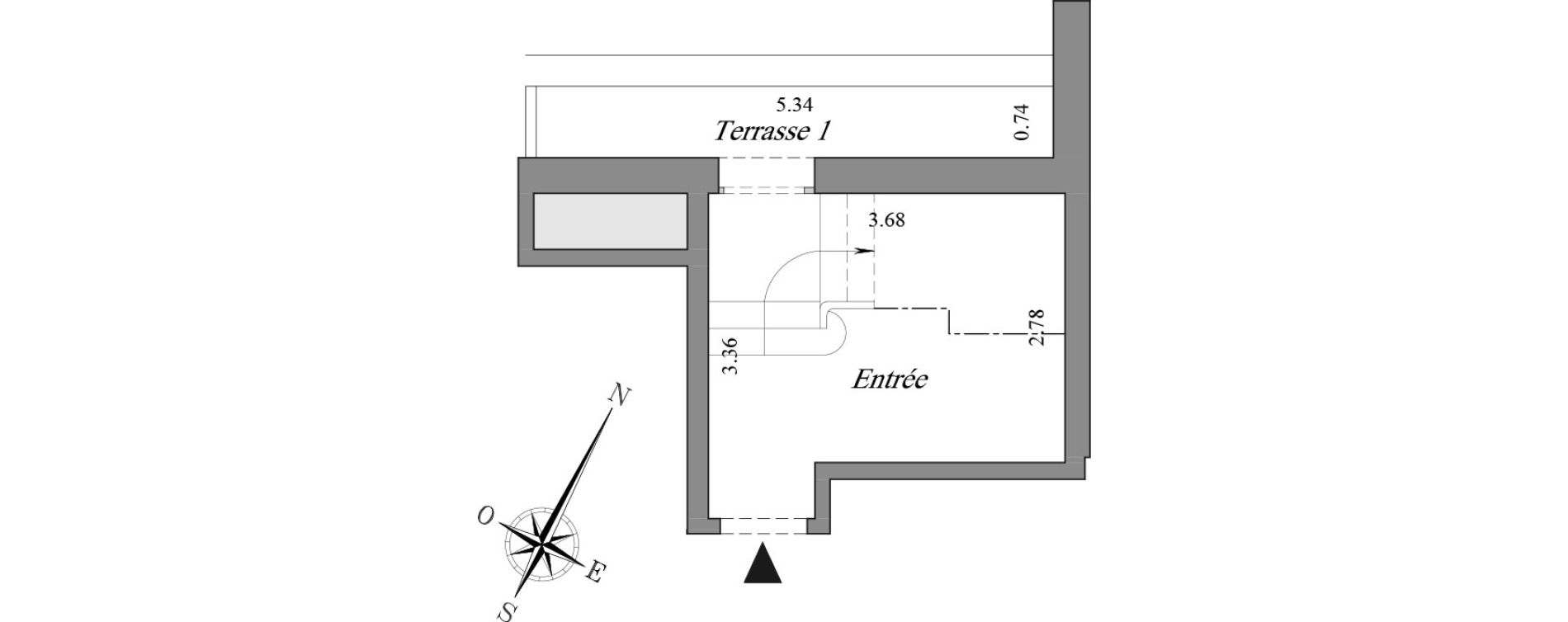 Duplex T4 de 114,10 m2 &agrave; Courbevoie B&eacute;con