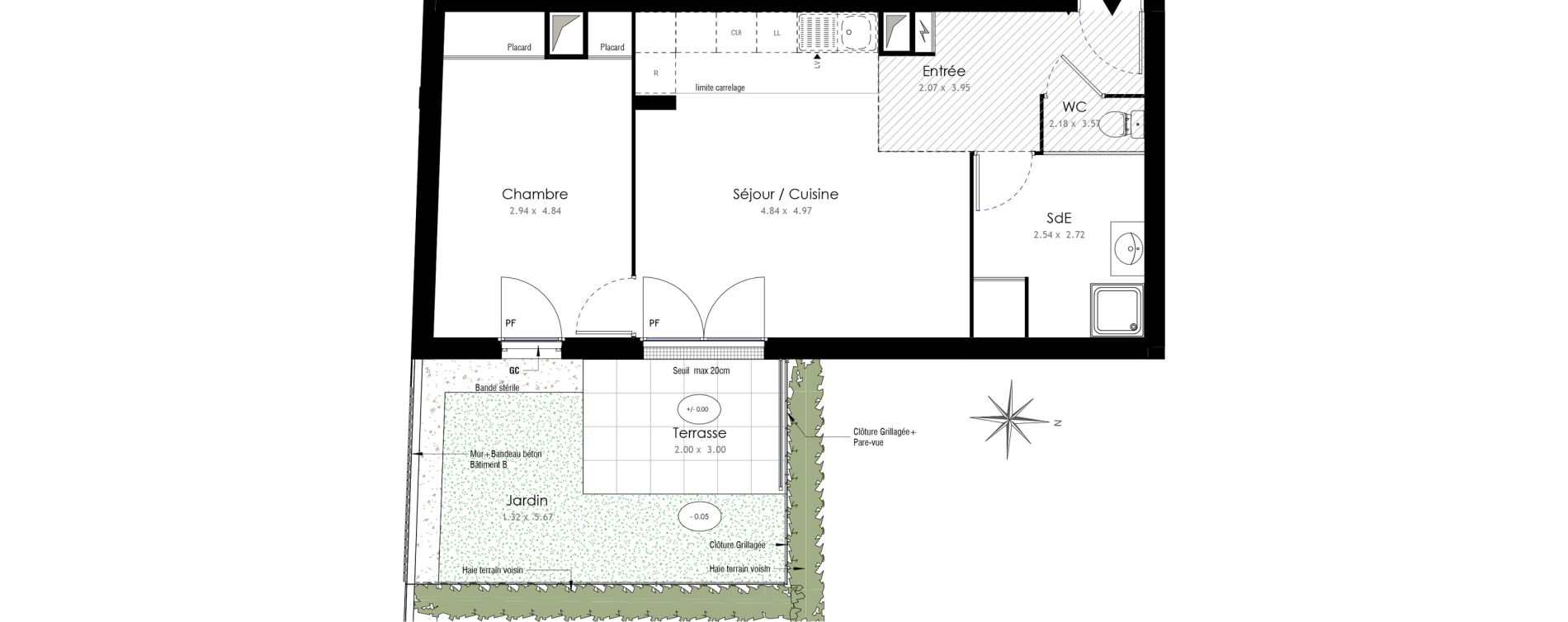 Appartement T2 de 49,01 m2 &agrave; Fontenay-Aux-Roses Centre