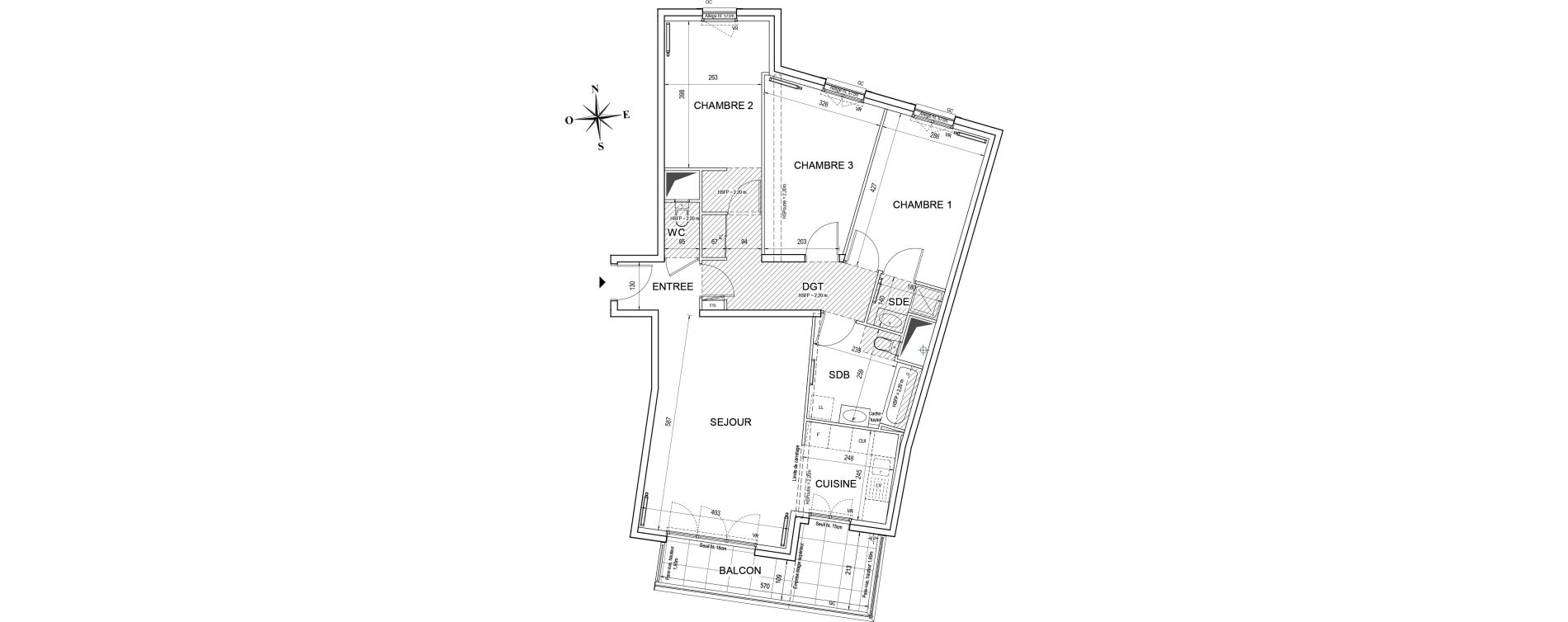 Appartement T4 de 89,24 m2 &agrave; Fontenay-Aux-Roses Centre