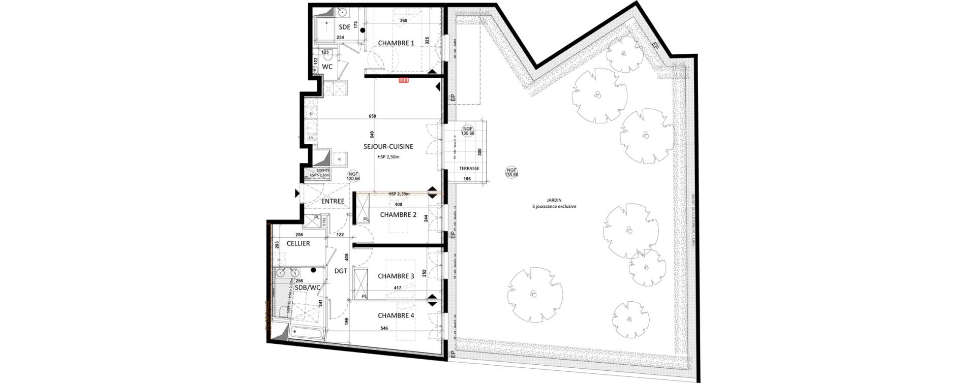 Appartement T5 de 106,20 m2 &agrave; Fontenay-Aux-Roses Val content