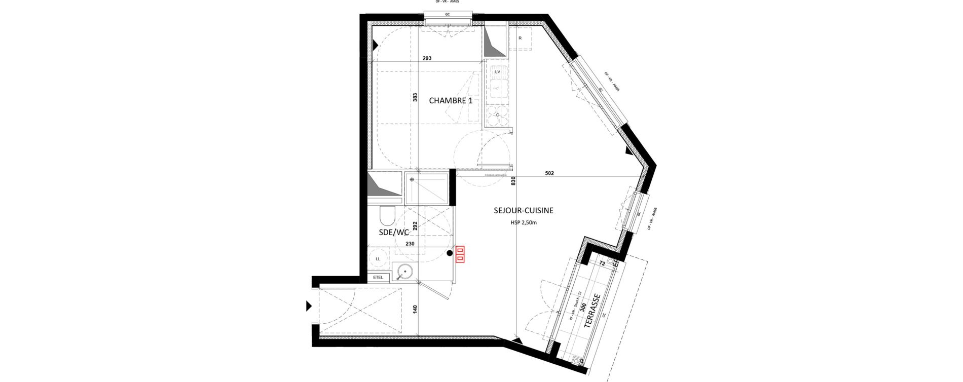 Appartement T2 de 49,20 m2 &agrave; Fontenay-Aux-Roses Val content