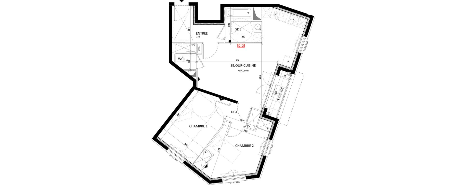 Appartement T3 de 61,80 m2 &agrave; Fontenay-Aux-Roses Val content