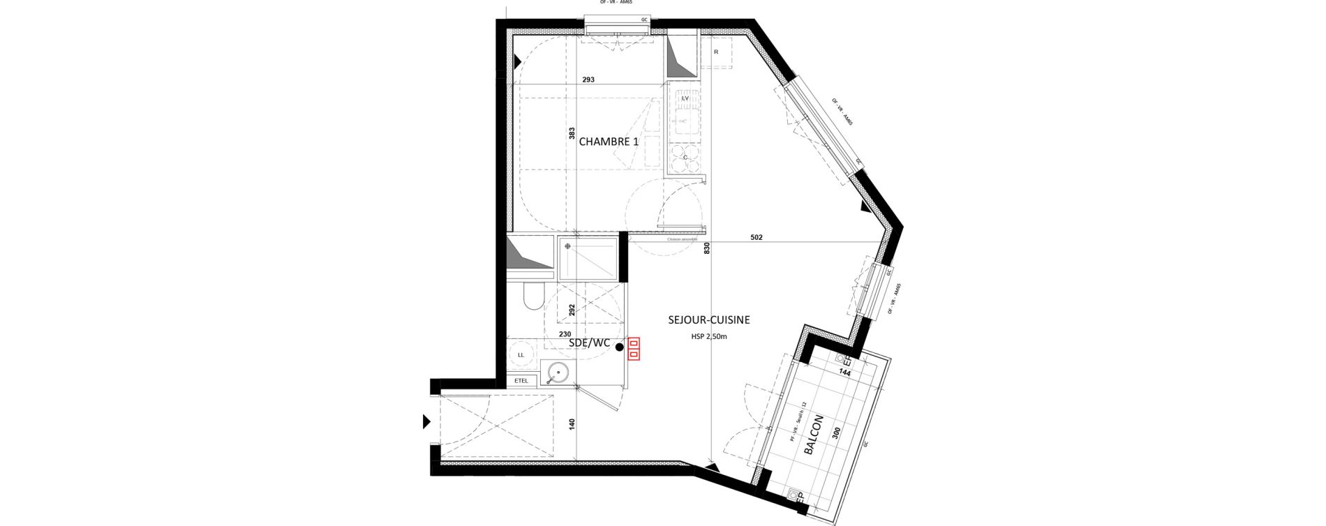 Appartement T2 de 49,20 m2 &agrave; Fontenay-Aux-Roses Val content