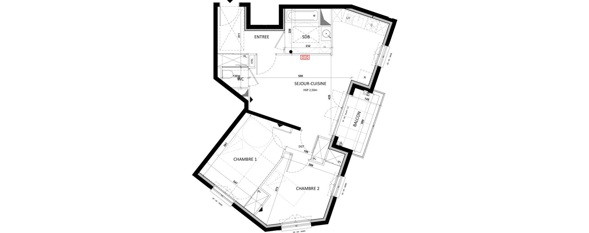 Appartement T3 de 61,80 m2 &agrave; Fontenay-Aux-Roses Val content