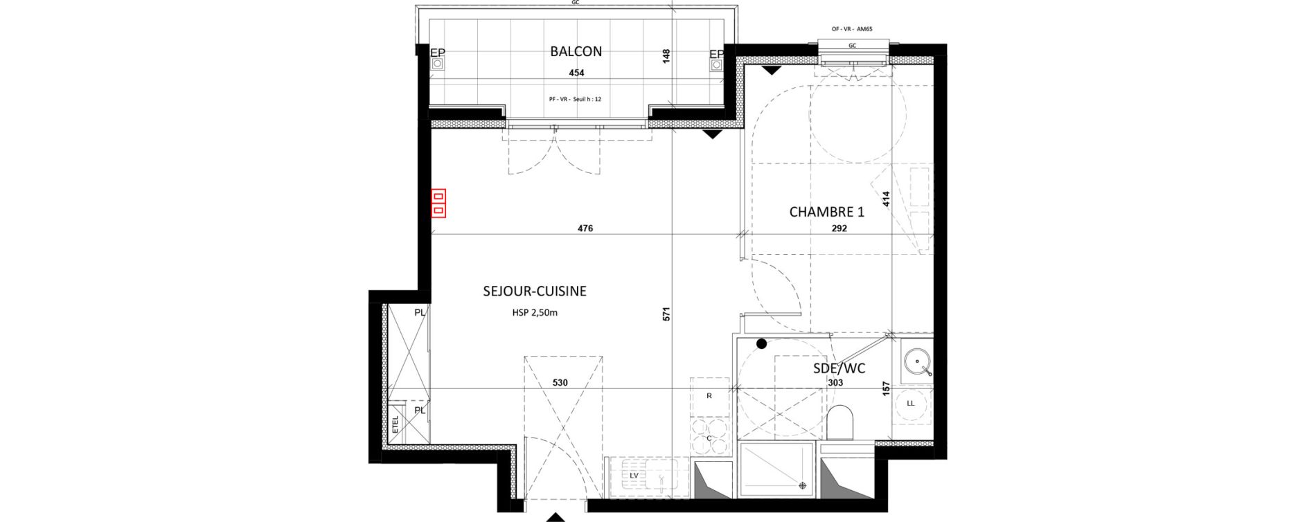 Appartement T2 de 44,50 m2 &agrave; Fontenay-Aux-Roses Val content