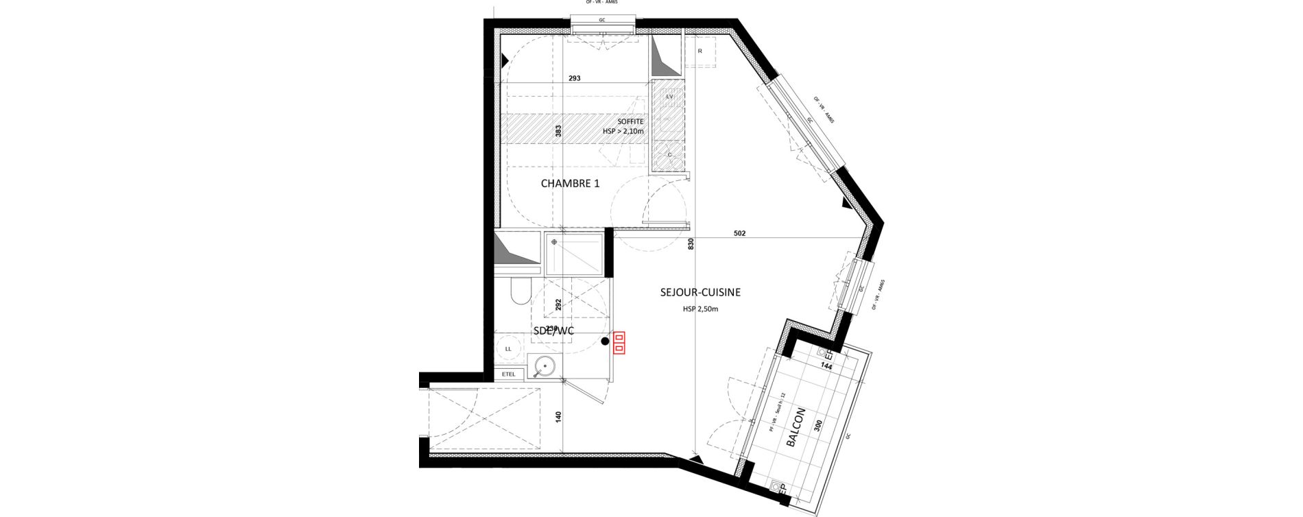 Appartement T2 de 49,20 m2 &agrave; Fontenay-Aux-Roses Val content