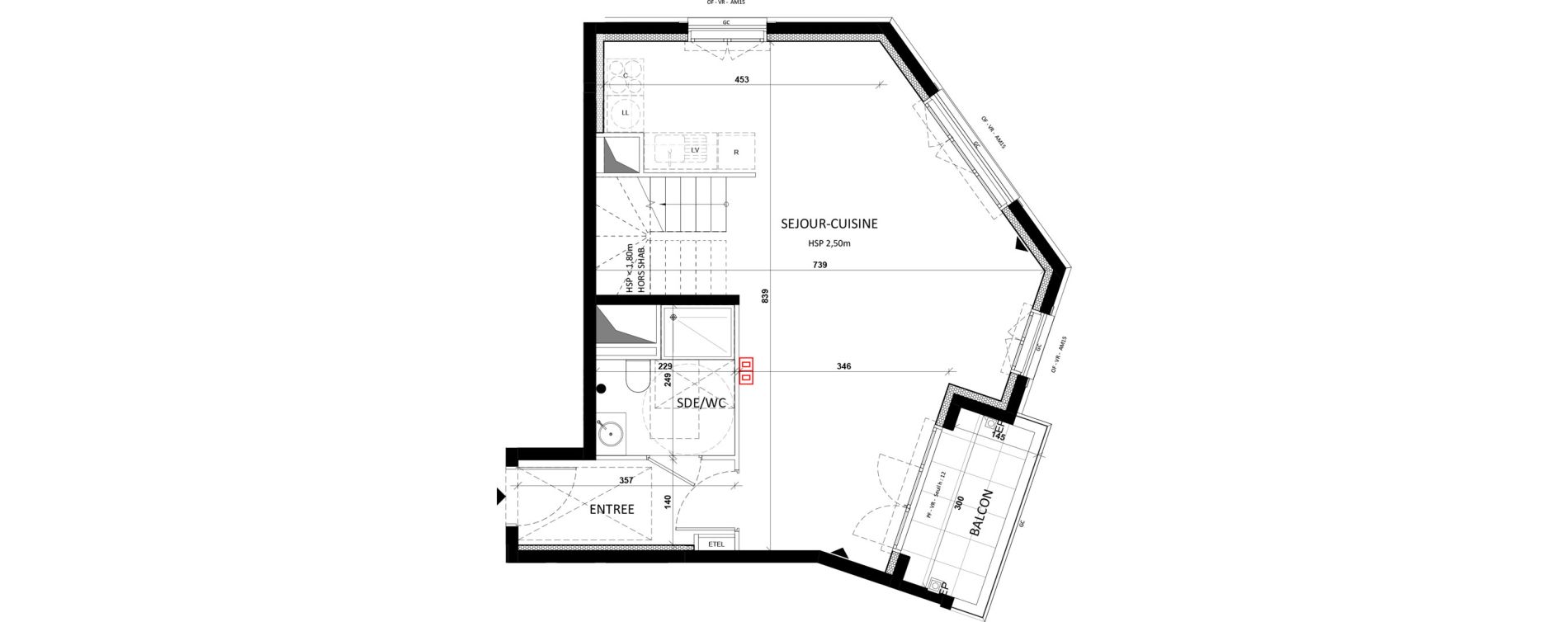 Duplex T3 de 79,00 m2 &agrave; Fontenay-Aux-Roses Val content