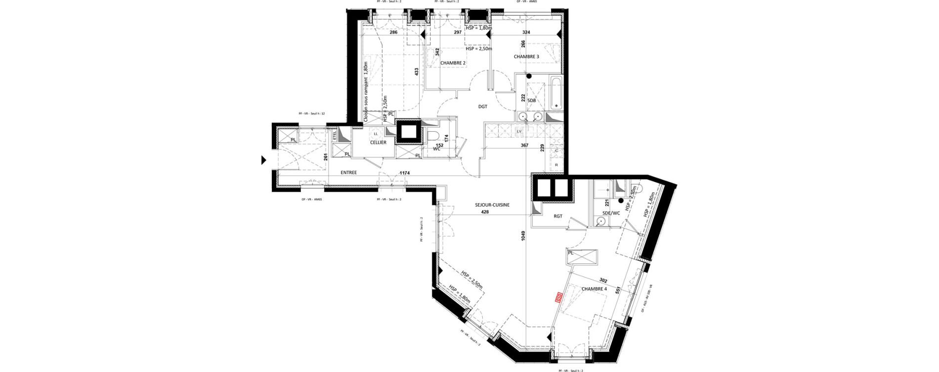 Appartement T5 de 136,90 m2 &agrave; Fontenay-Aux-Roses Val content