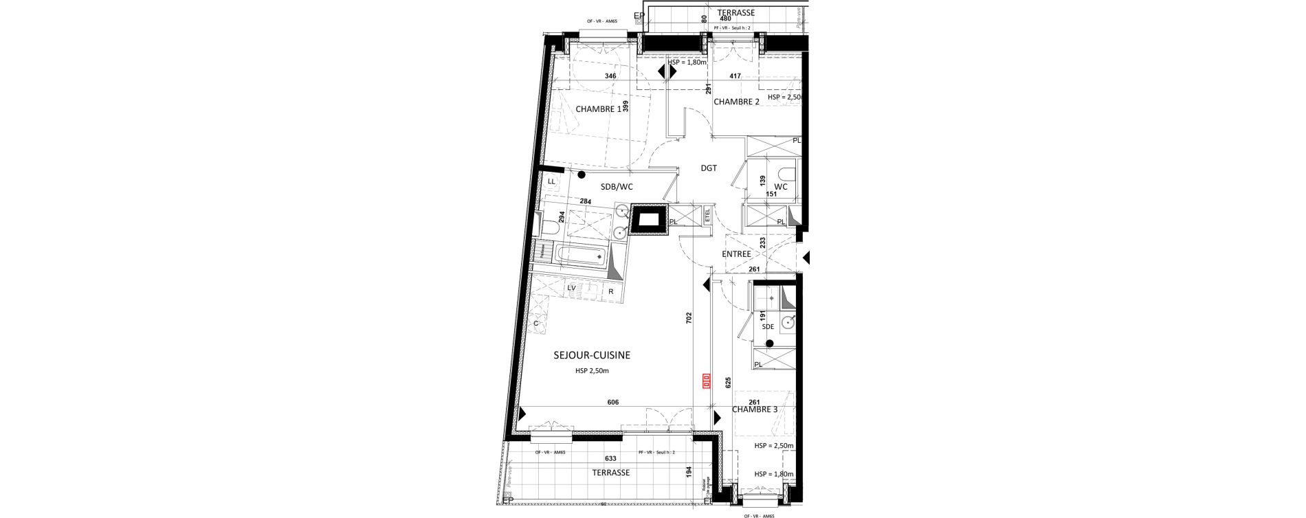 Appartement T4 de 94,70 m2 &agrave; Fontenay-Aux-Roses Val content