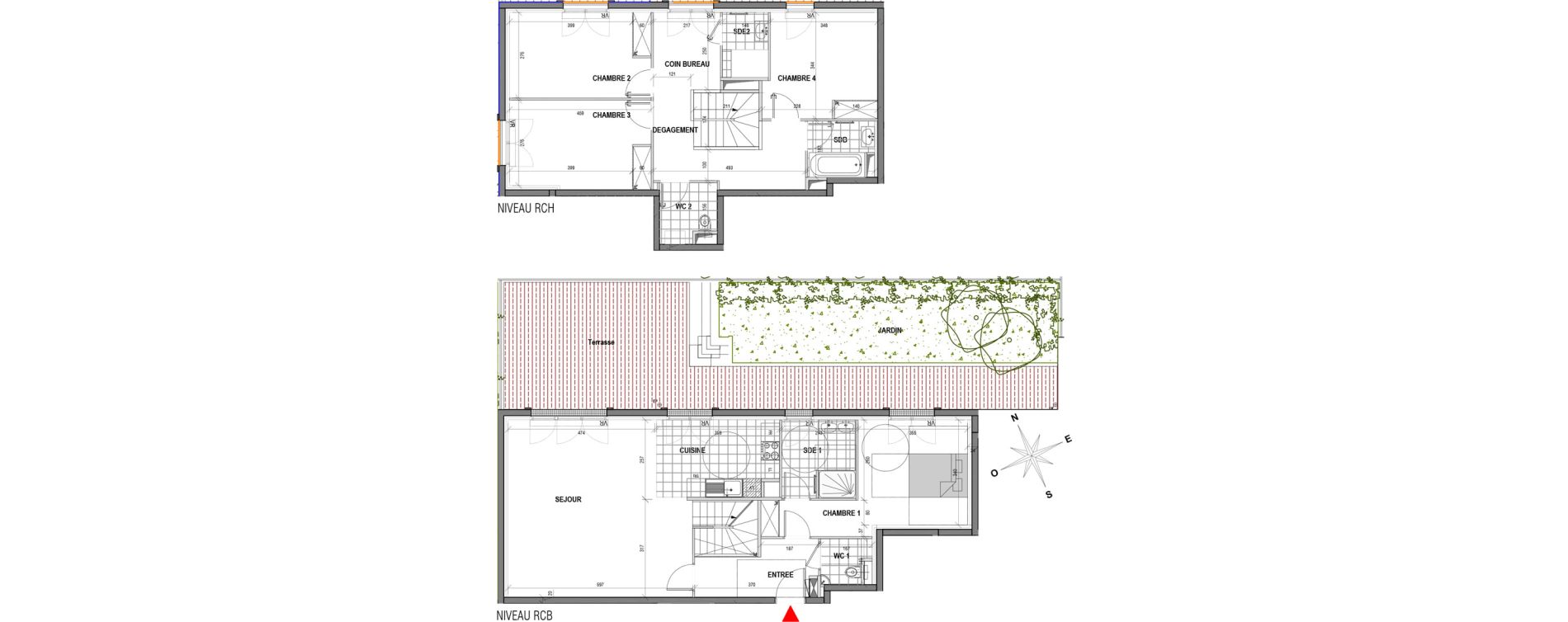 Duplex T5 de 134,98 m2 &agrave; Garches Garches buzenval