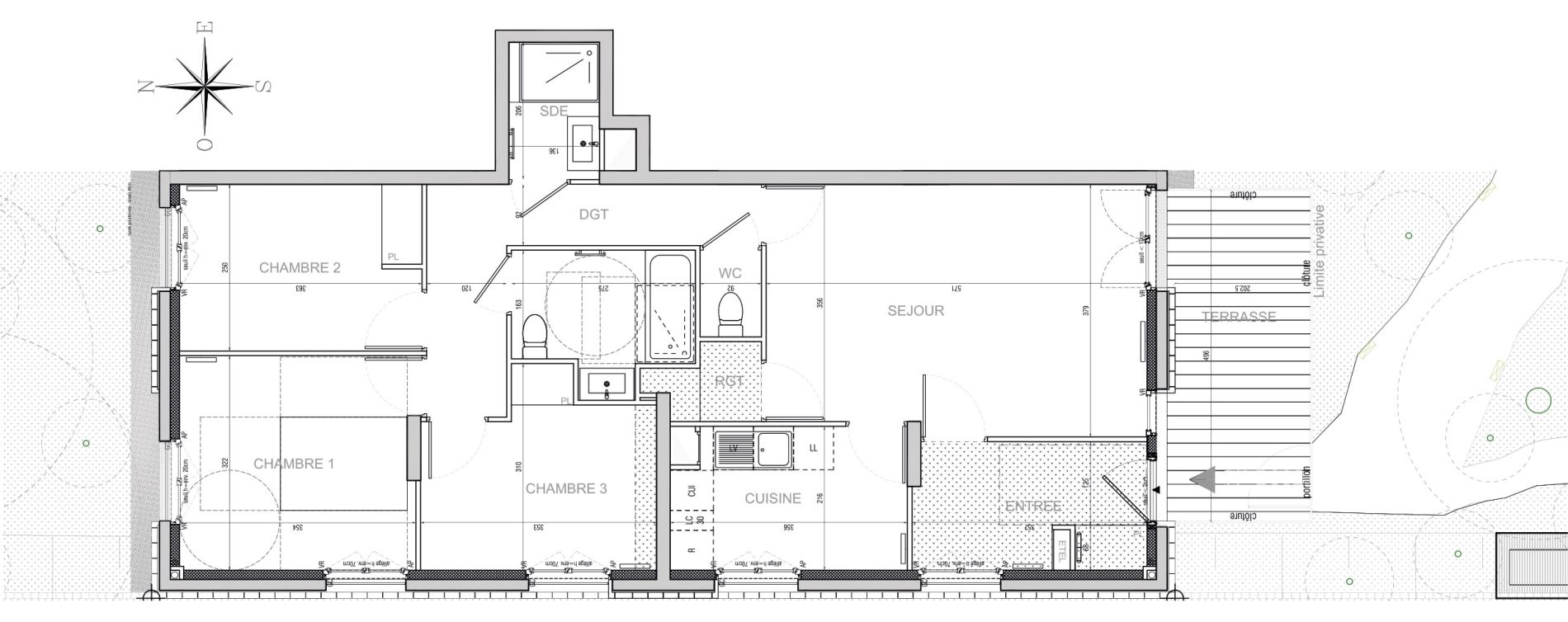 Appartement T4 de 82,74 m2 &agrave; Gennevilliers Les agnettes