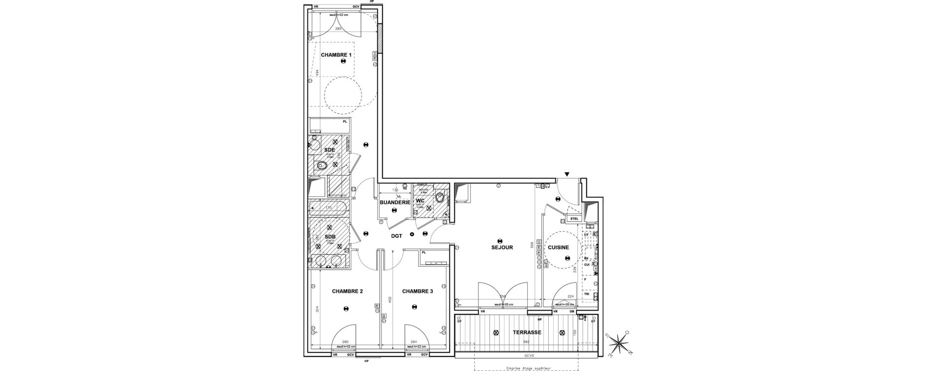 Appartement T4 de 82,61 m2 &agrave; Issy-Les-Moulineaux Centre