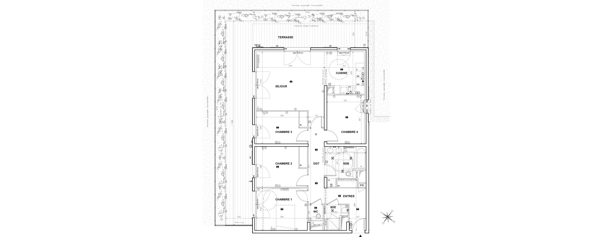 Appartement T5 de 102,02 m2 &agrave; Issy-Les-Moulineaux Centre