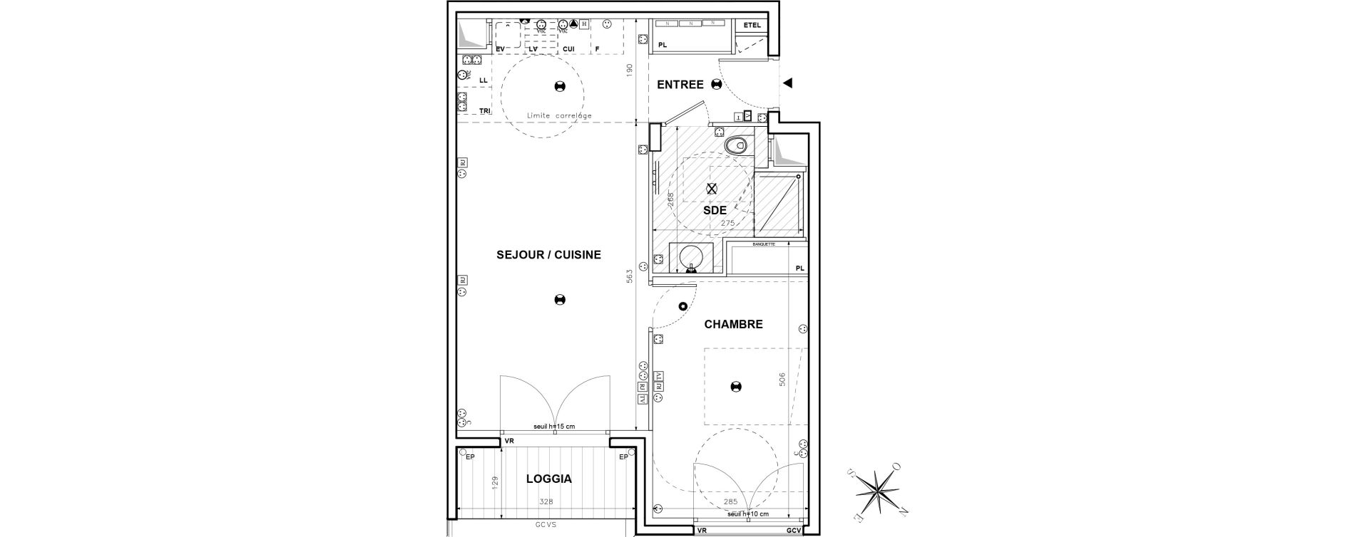 Appartement T2 de 49,02 m2 &agrave; Issy-Les-Moulineaux Centre