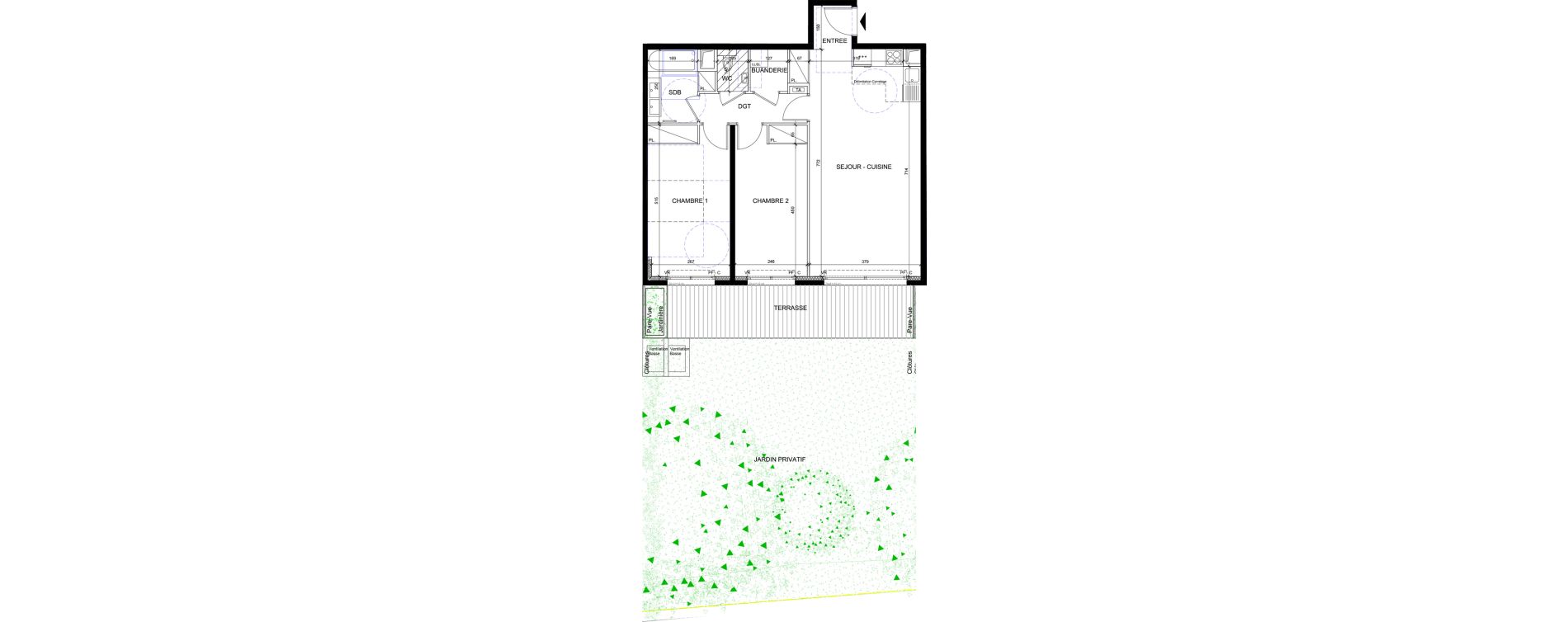 Appartement T3 de 70,24 m2 &agrave; Issy-Les-Moulineaux Jules guesde - mont&eacute;zy