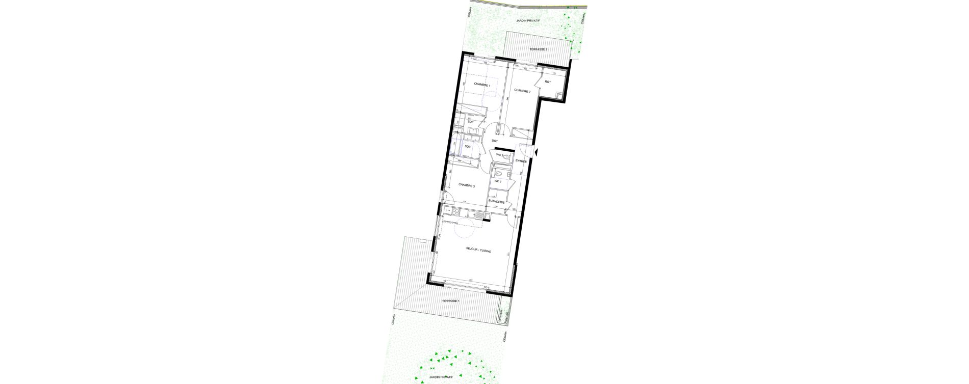 Appartement T5 de 102,53 m2 &agrave; Issy-Les-Moulineaux Jules guesde - mont&eacute;zy