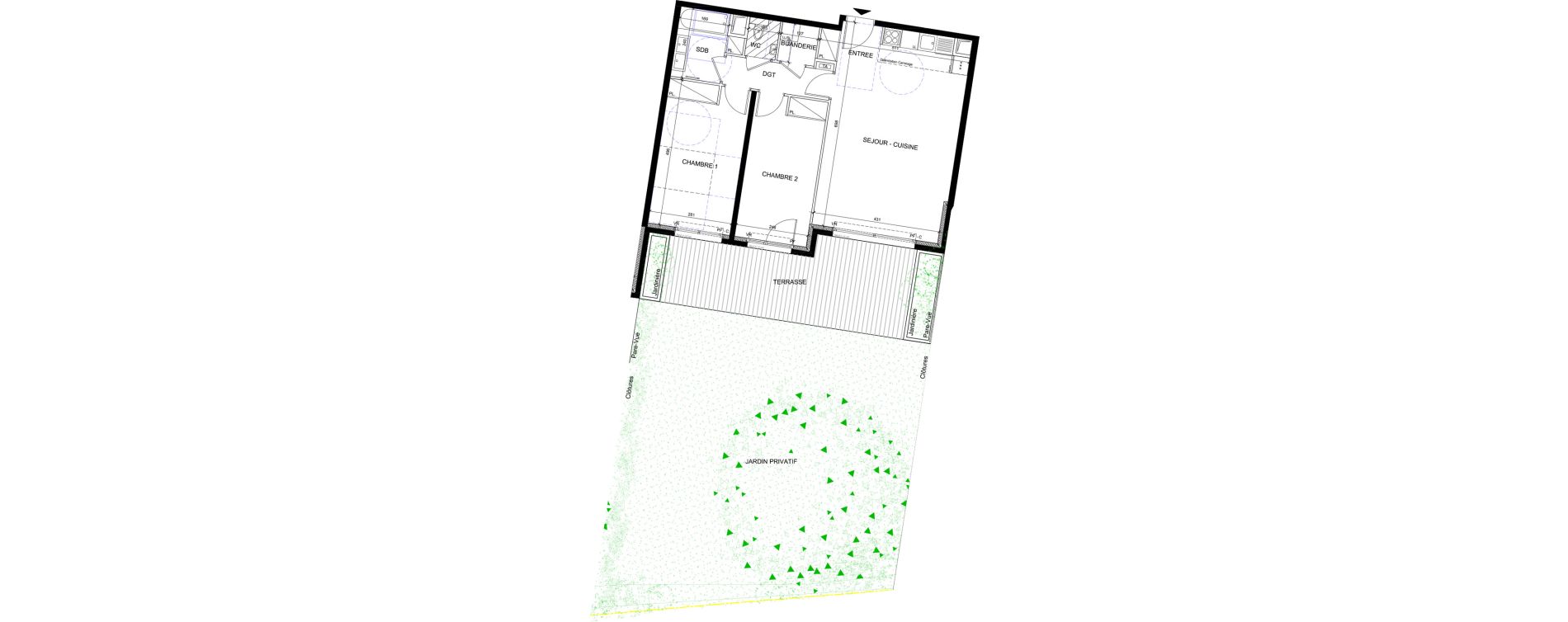 Appartement T3 de 68,40 m2 &agrave; Issy-Les-Moulineaux Jules guesde - mont&eacute;zy