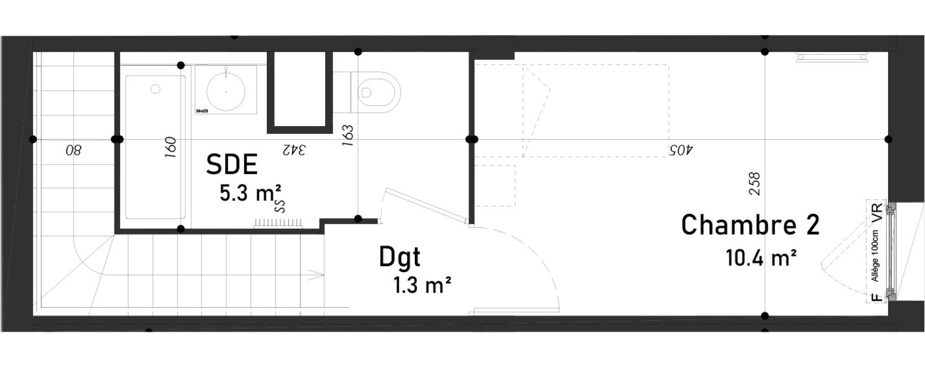 Appartement T3 de 72,40 m2 &agrave; Meudon Pointe de trivaux