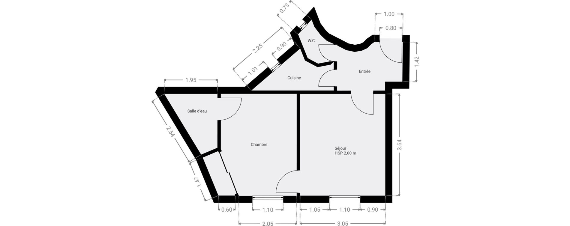 Appartement T2 de 31,10 m2 &agrave; Neuilly-Sur-Seine Plaine des sablons