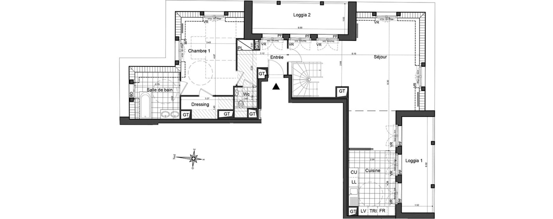 Appartement T4 de 145,24 m2 &agrave; Puteaux Les bergeres