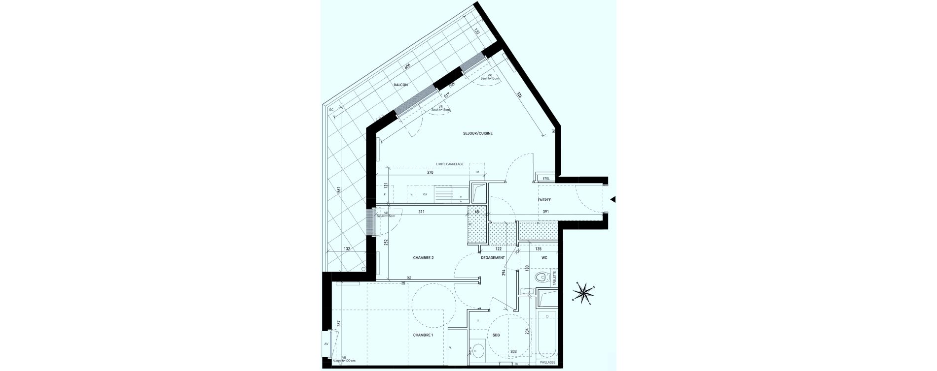 Appartement T3 de 61,05 m2 &agrave; Rueil-Malmaison Centre