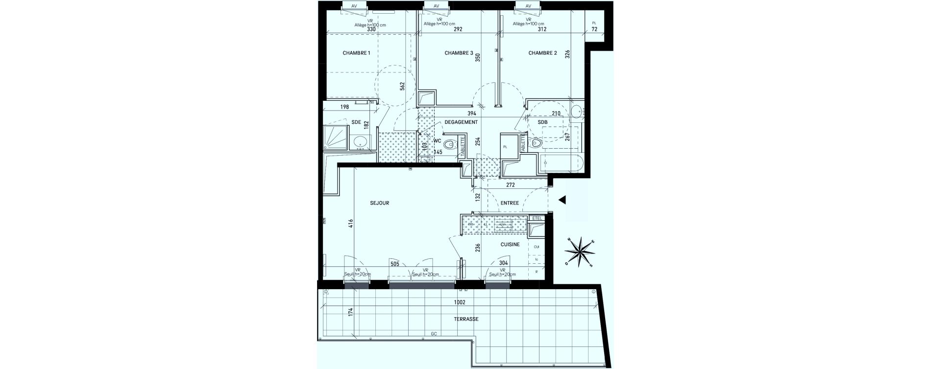 Appartement T4 de 82,70 m2 &agrave; Rueil-Malmaison Centre