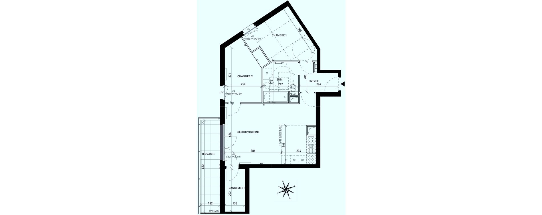 Appartement T3 de 61,83 m2 &agrave; Rueil-Malmaison Centre