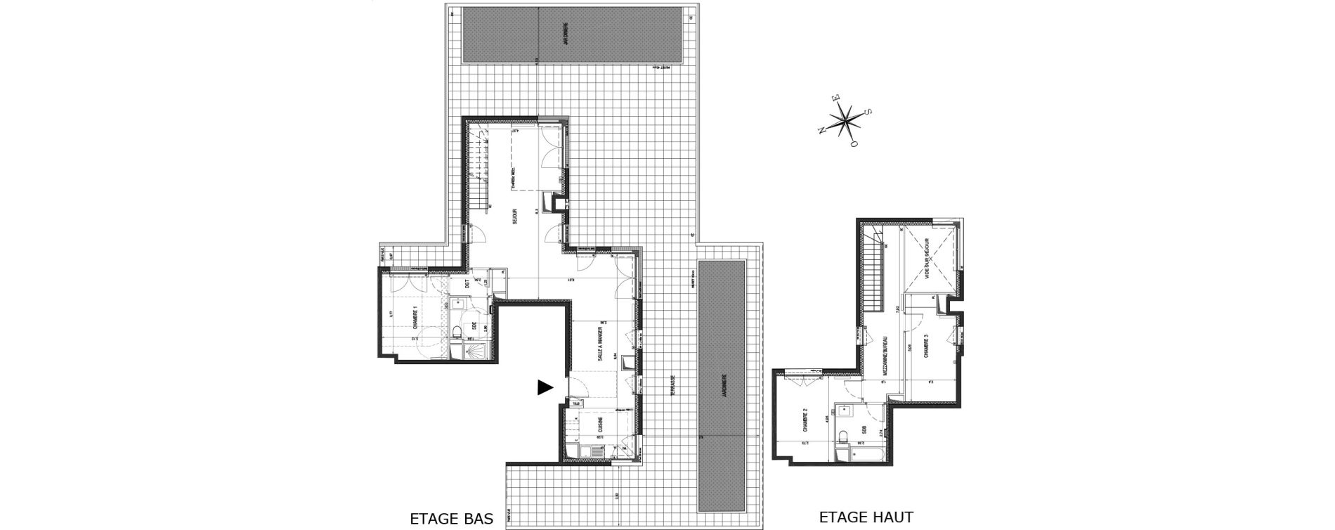 Duplex T4 de 121,49 m2 &agrave; Rueil-Malmaison L'arsenal