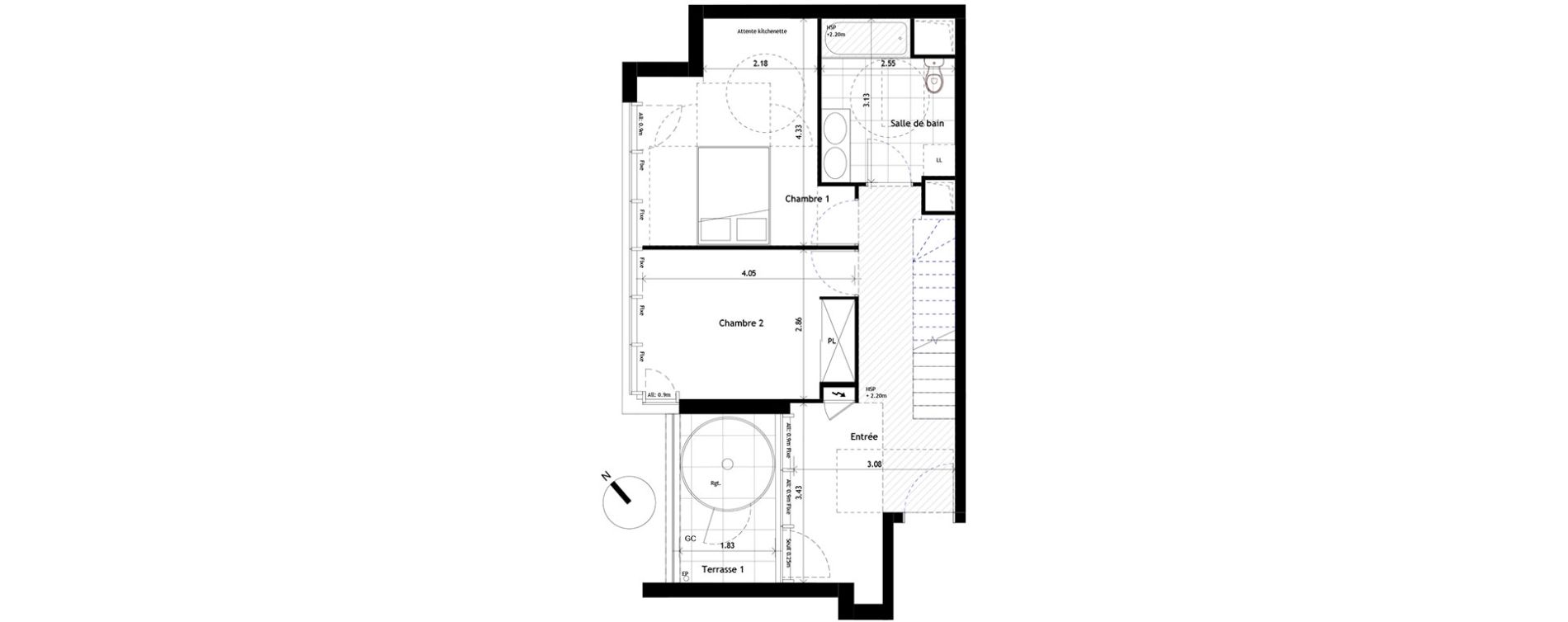 Appartement T4 de 89,85 m2 &agrave; Rueil-Malmaison Centre