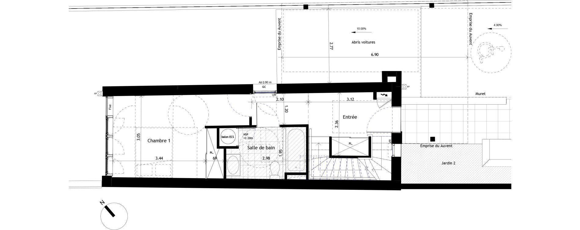 Maison T3 de 71,19 m2 &agrave; Rueil-Malmaison Centre