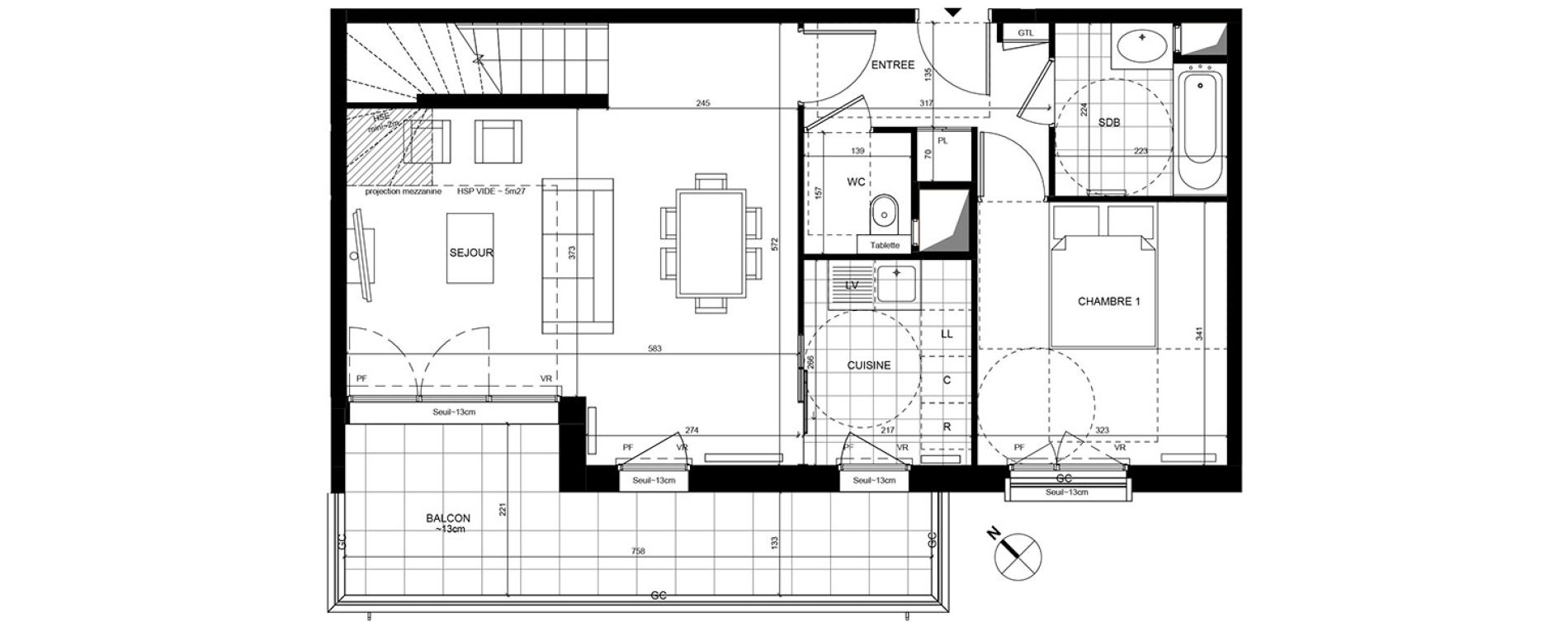 Appartement T4 de 86,00 m2 &agrave; Rueil-Malmaison Centre