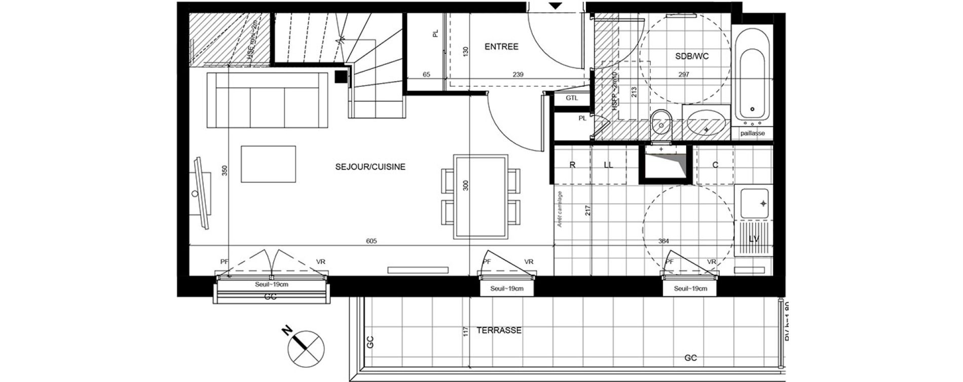 Appartement T3 de 74,90 m2 &agrave; Rueil-Malmaison Centre