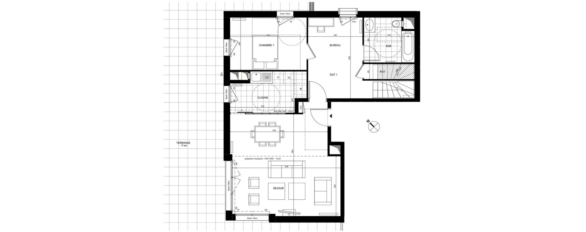 Appartement T5 de 126,70 m2 &agrave; Rueil-Malmaison Centre