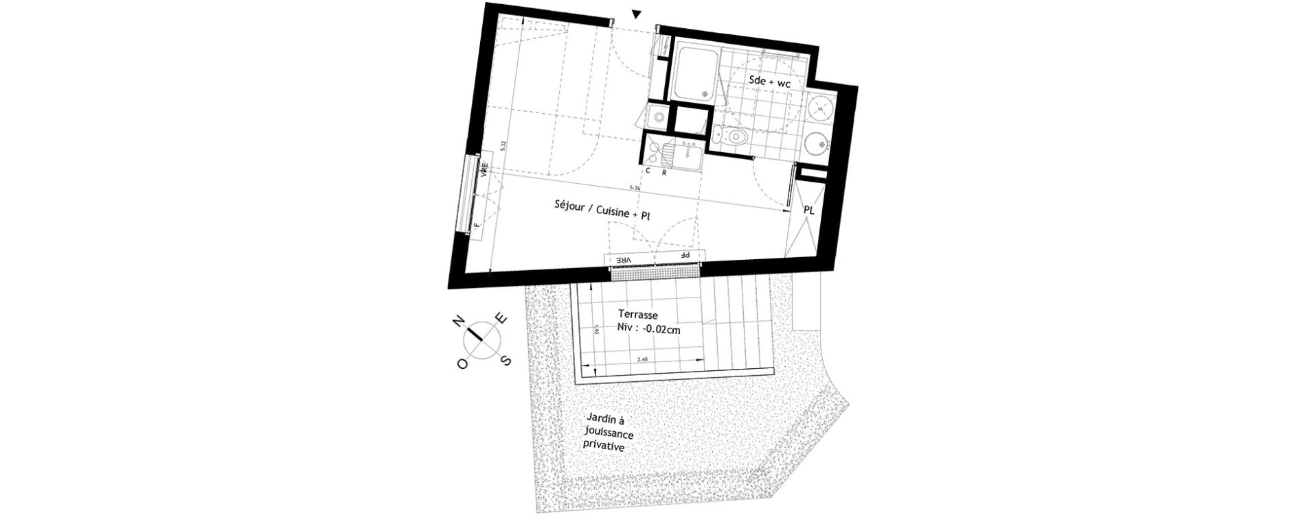 Appartement T1 de 31,02 m2 à Rueil-Malmaison Plaine - gare