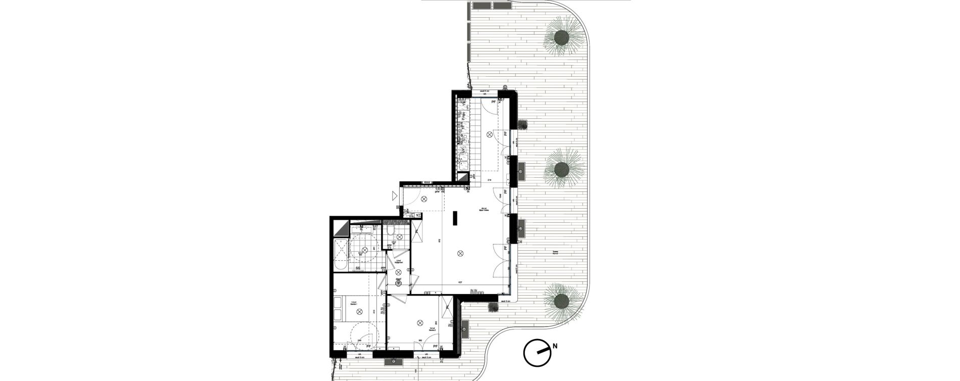 Appartement T3 de 76,70 m2 &agrave; Rueil-Malmaison L'arsenal
