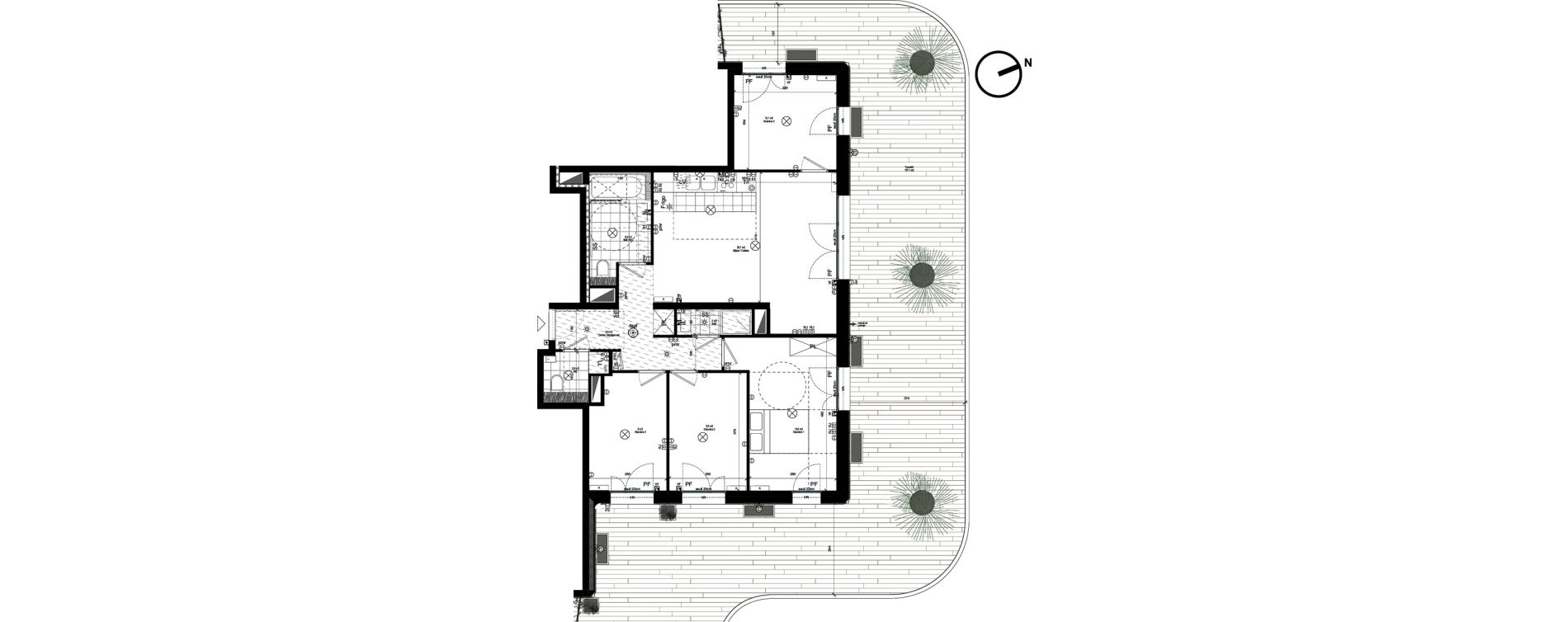 Appartement T5 de 90,50 m2 &agrave; Rueil-Malmaison L'arsenal