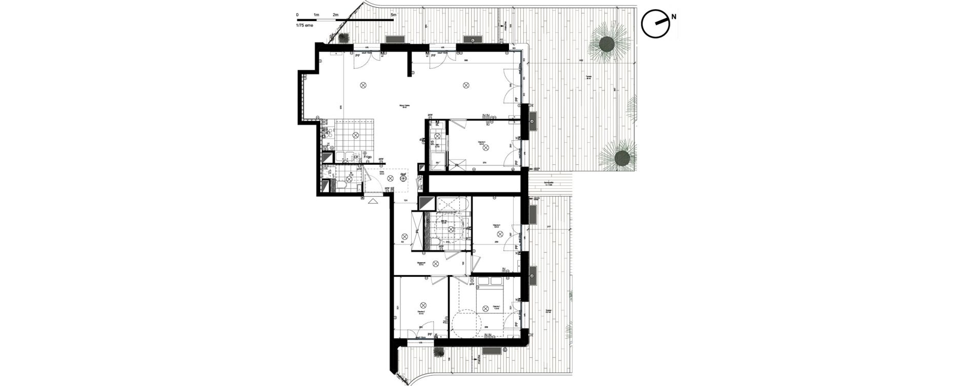 Appartement T5 de 115,70 m2 &agrave; Rueil-Malmaison L'arsenal