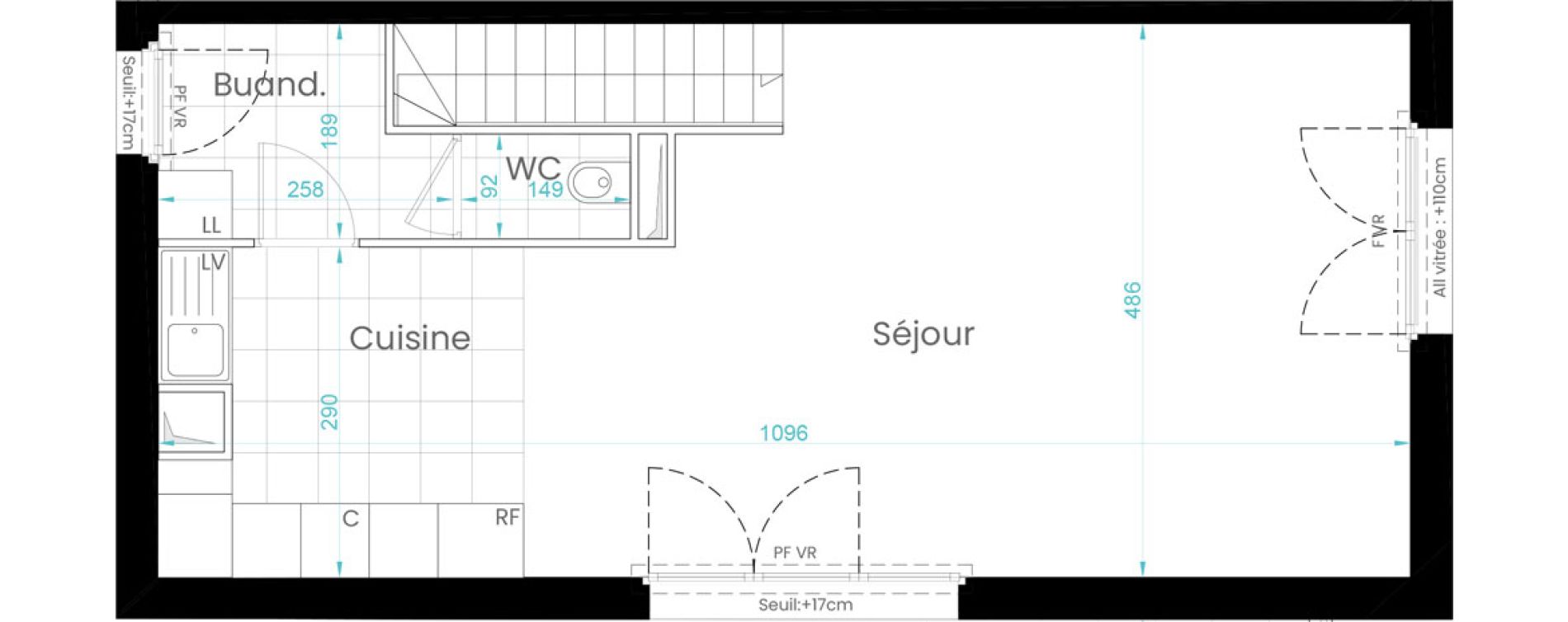 Appartement T5 de 116,53 m2 &agrave; Rueil-Malmaison Les coteaux - centre