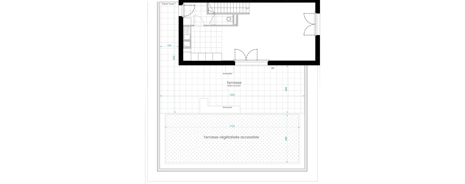 Appartement T5 de 116,53 m2 &agrave; Rueil-Malmaison Les coteaux - centre