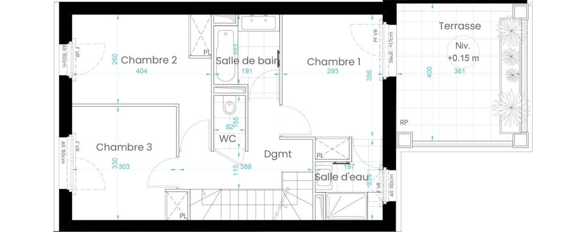 Maison T5 de 113,26 m2 &agrave; Rueil-Malmaison Les coteaux - centre