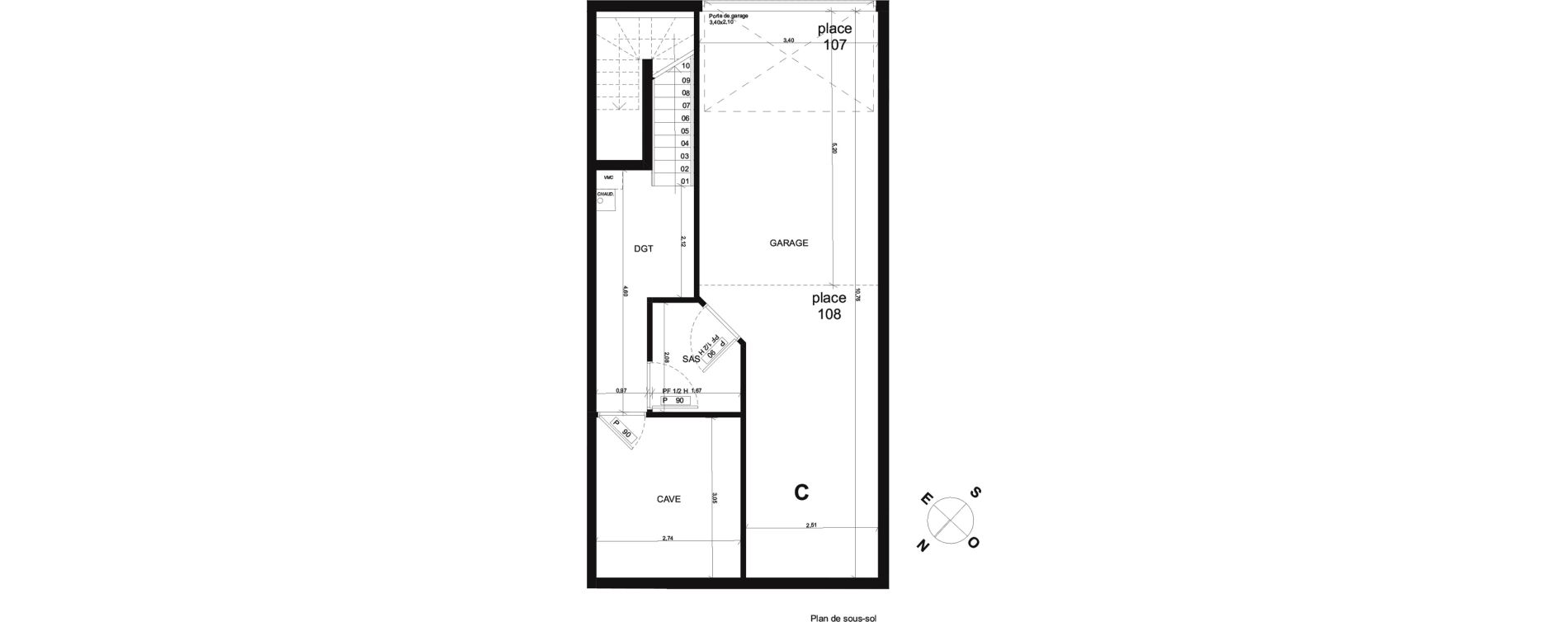 Appartement T5 de 112,10 m2 &agrave; Rueil-Malmaison Plaine - gare