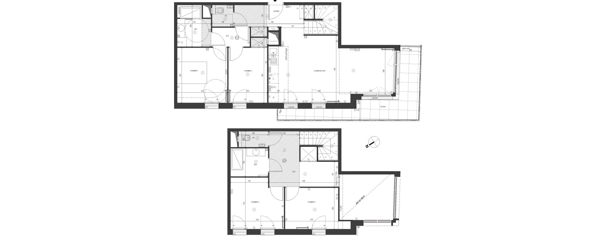 Duplex T5 de 108,34 m2 &agrave; Rueil-Malmaison Rueil sur seine