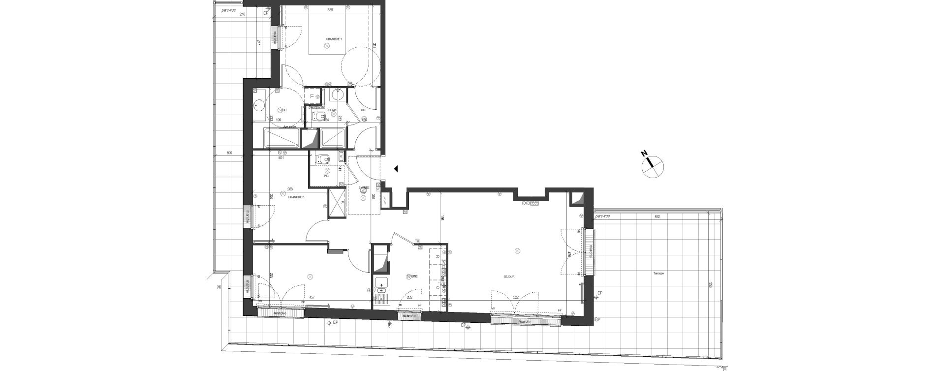 Appartement T4 de 85,40 m2 &agrave; Rueil-Malmaison Rueil sur seine