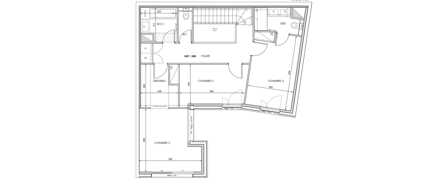 Appartement T5 de 128,85 m2 &agrave; Saint-Cloud Centre